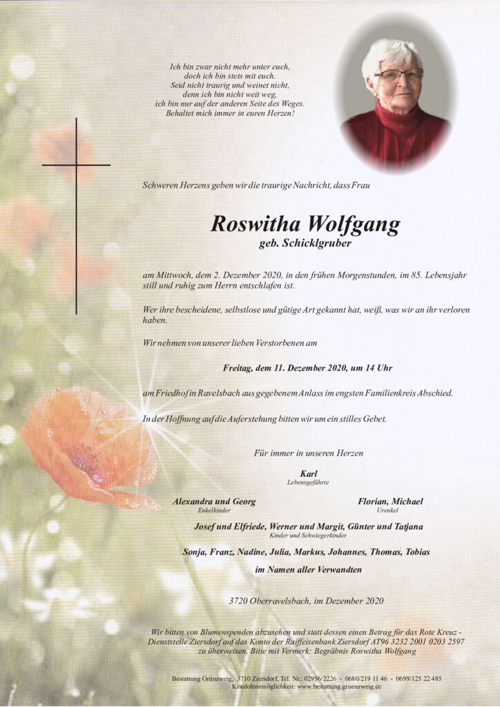 Roswitha Wolfgang