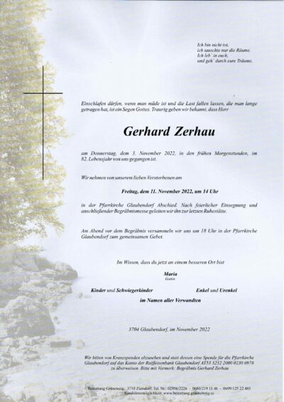 Gerhard Zerhau